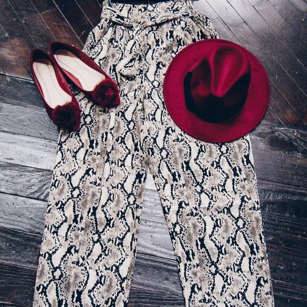 Mittoshop Snake Print Pants